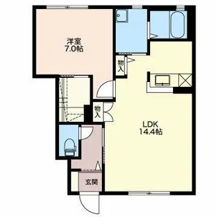 シューラー【1階】の間取り