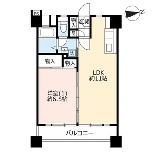 UR川口芝園【10階】の間取り