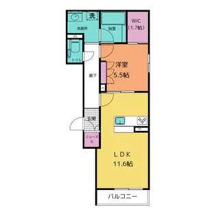 カーサレジオ吹上【3階】の間取り