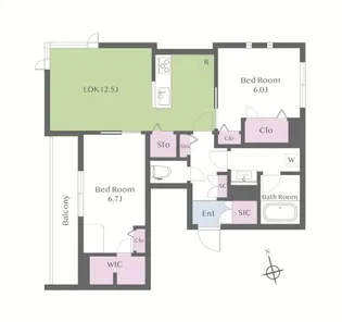 欅レジデンス等々力【3階】の間取り