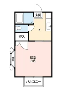 ホワイトヒルズ旭ケ丘【2階】の間取り