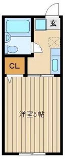 シティハイムエスポワール【2階】の間取り