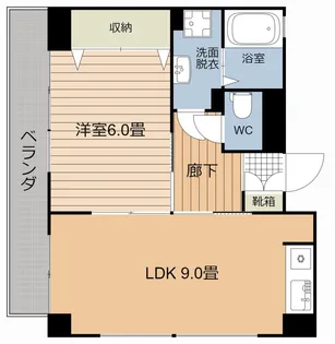ライブARATA【6階】の間取り