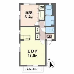 ファミーユ【1階】の間取り