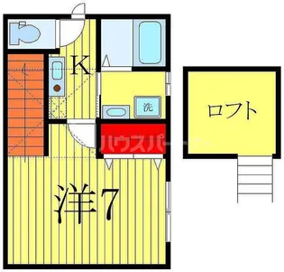 North Small Gold【2階】の間取り