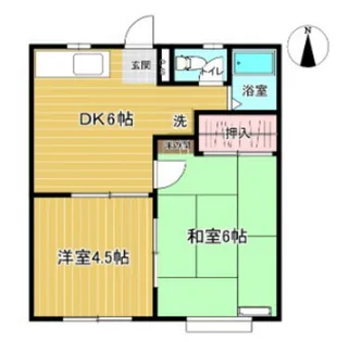 コーポラストピア【2階】の間取り