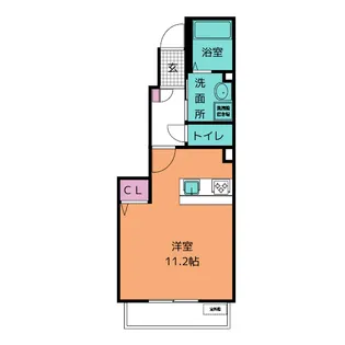 エクセル華【1階】の間取り