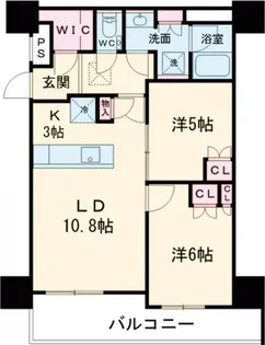 プラウドタワー小岩フロント【14階】の間取り