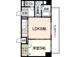 Legend Palace(レジェンドパレス)【4階】の間取り