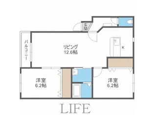 グランディオスII【2階】の間取り
