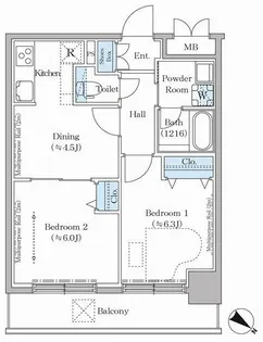 ステラテラス【4階】の間取り