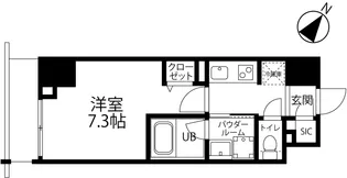 FRAMES AKASAKA【4階】の間取り