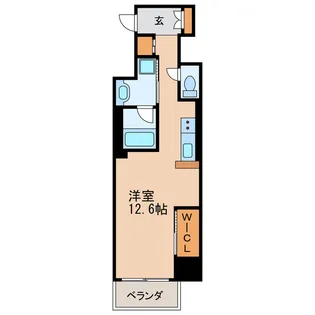 御幸レジデンス丸の内【4階】の間取り