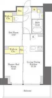 プライムメゾン江古田の杜イースト【4階】の間取り
