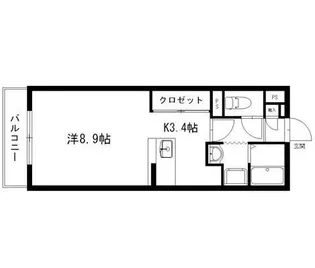 リバティ【1階】の間取り