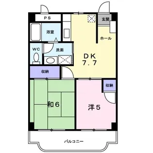 トクツネIII【3階】の間取り