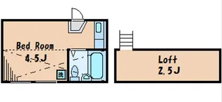 ライフピアバイオレット【2階】の間取り