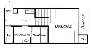 メゾン本千葉【2階】の間取り