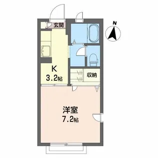 エフ・ドリーム【1階】の間取り