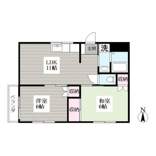 メゾンスミレ【1階】の間取り