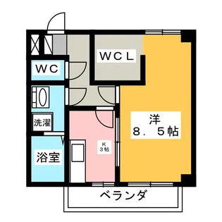 コーポ東出【1階】の間取り
