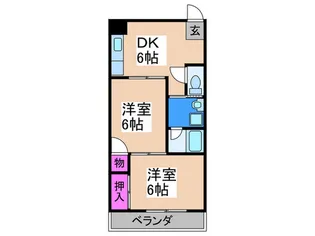 パルク長居の間取り