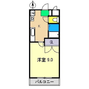 グリーンハウス【1階】の間取り