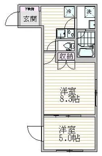 エスジーコートときわ台【2階】の間取り