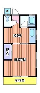 宝住荘【2階】の間取り