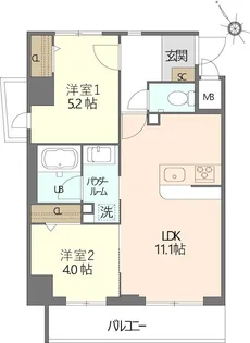 Lea Hale【2階】の間取り