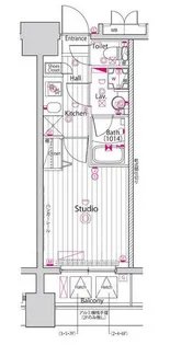 ガーラ・グランディ品川【11階】の間取り