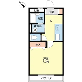 メゾンスリージェ【3階】の間取り
