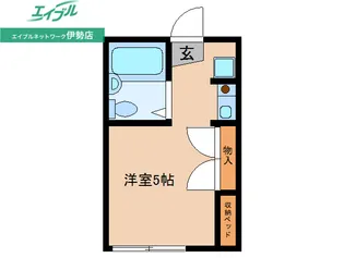 第5晴海ハイツ【2階】の間取り