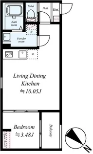 GRADUS厚木【2階】の間取り