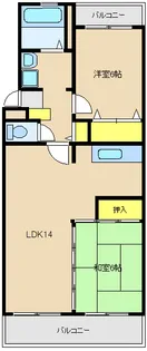 シャンペリー宮崎台【1階】の間取り
