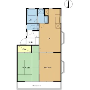 αNEXT前橋第2C【2階】の間取り