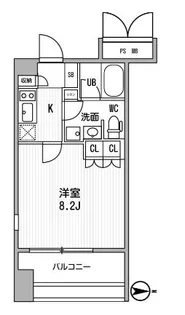 サンフル押上I【2階】の間取り