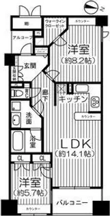 D’クラディア勾当台公園「空室」【4階】の間取り