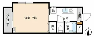 ハイム・ホソブチII【1階】の間取り