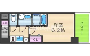 エスリード福島ブレイブ【6階】の間取り
