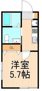 カーサ・ツリー・ビュー【1階】の間取り