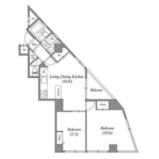 インプルーブ滝野川【7階】の間取り