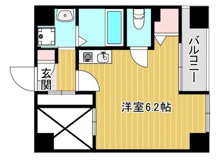ビガーポリス112日本橋三丁目【5階】の間取り