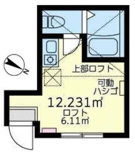 ユナイト中浜アンジェリーナ【1階】の間取り