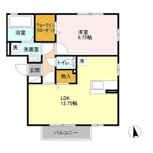 マーブル【2階】の間取り
