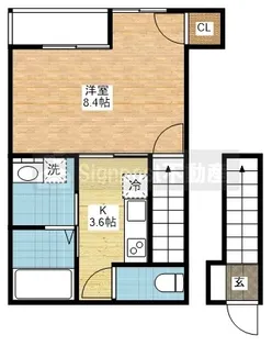 Signpost クロス【2階】の間取り