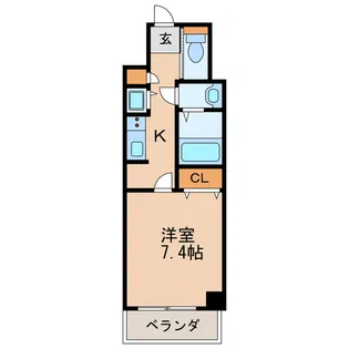 S-RESIDENCE葵II【13階】の間取り