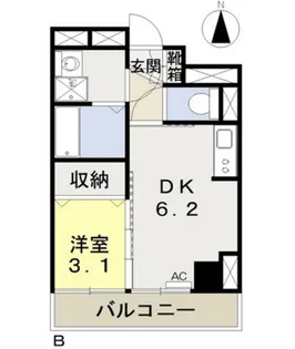 ブランシェ駅元町【2階】の間取り