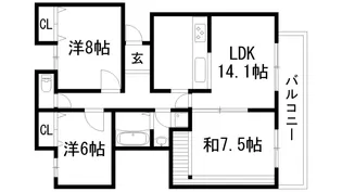 ラピュタ【2階】の間取り