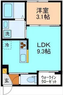 W×W【1階】の間取り